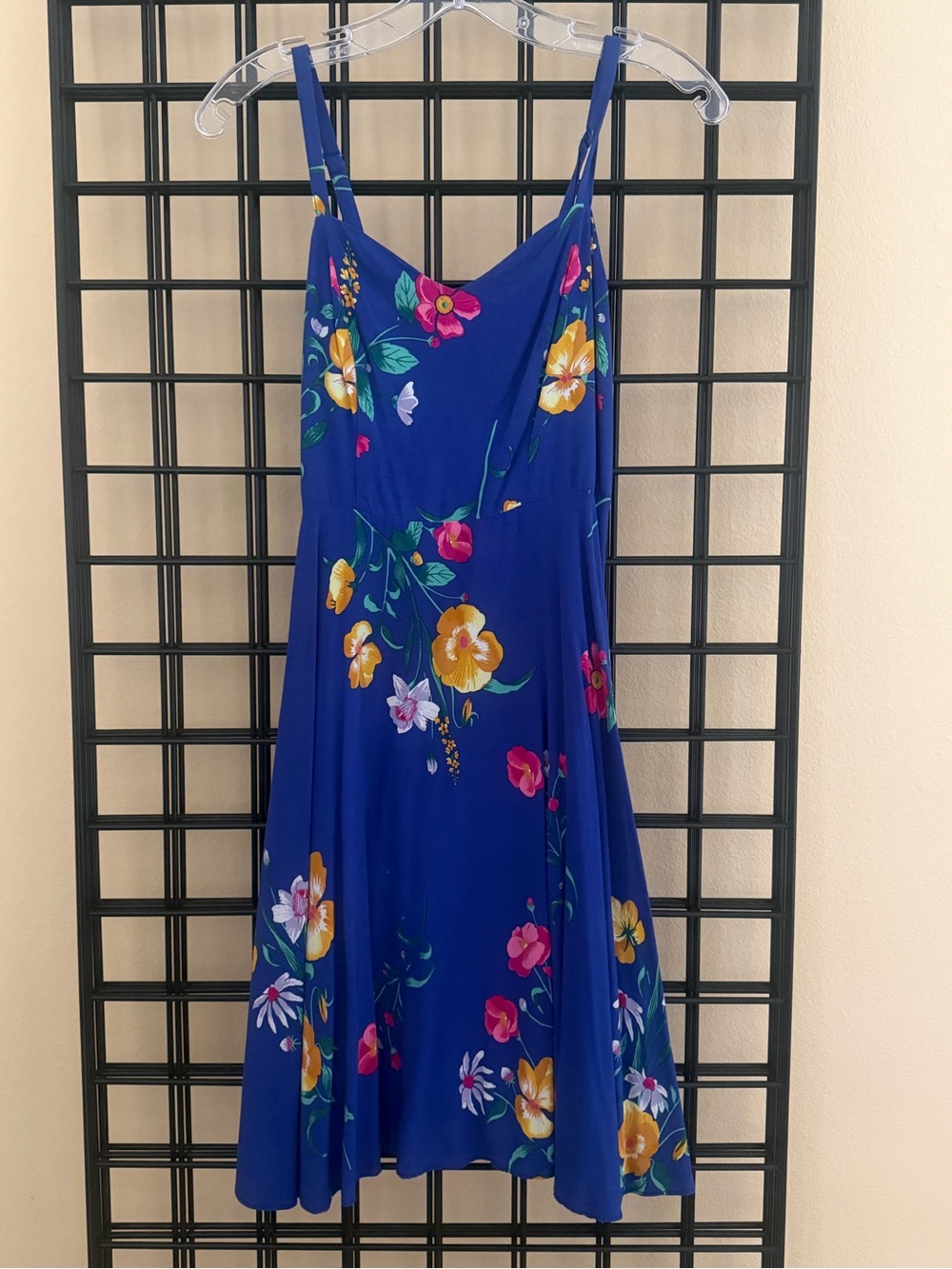 Old Navy Purple Floral Sundress with Yellow & Pink Accents XSmall